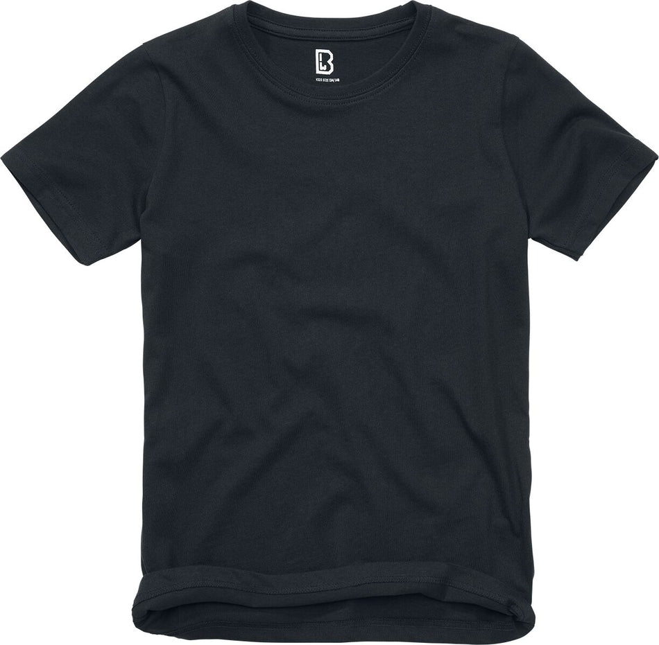 T-shirt  de Brandit - T-Shirt Enfant - 122/128 à 170/176 - pour Enfants - noir - Brandit