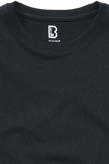T-shirt  de Brandit - T-Shirt Enfant - 122/128 à 170/176 - pour filles & garçonse - noir - Brandit - View 2