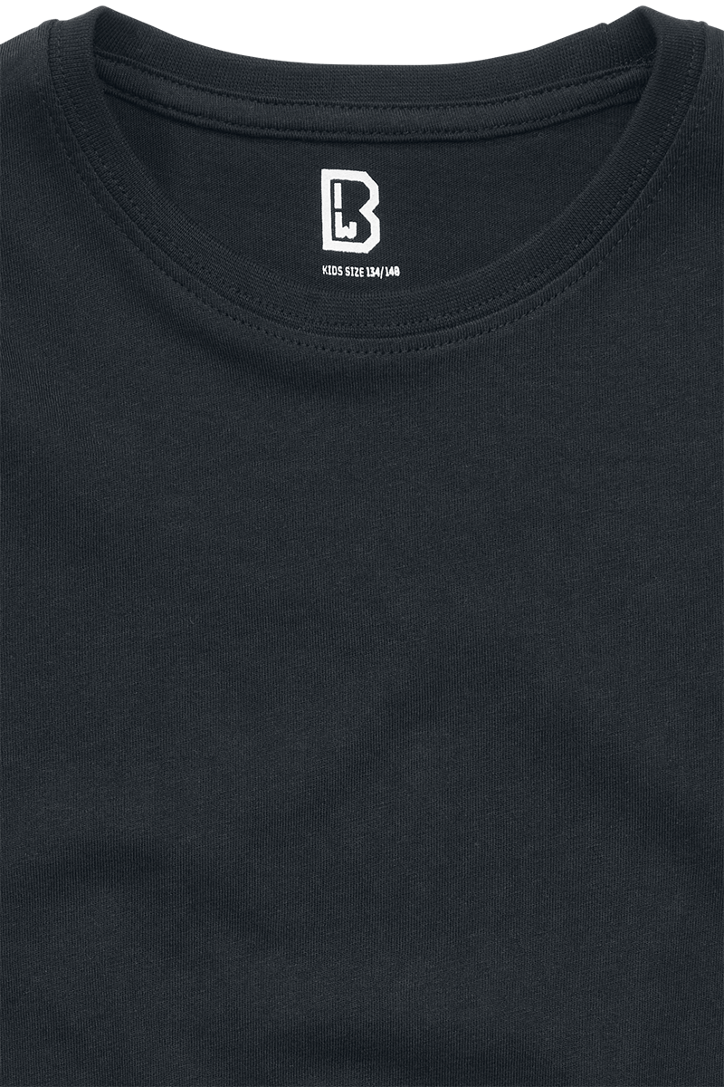 T-shirt  de Brandit - T-Shirt Enfant - 122/128 à 170/176 - pour filles & garçonse - noir - Brandit - View 2