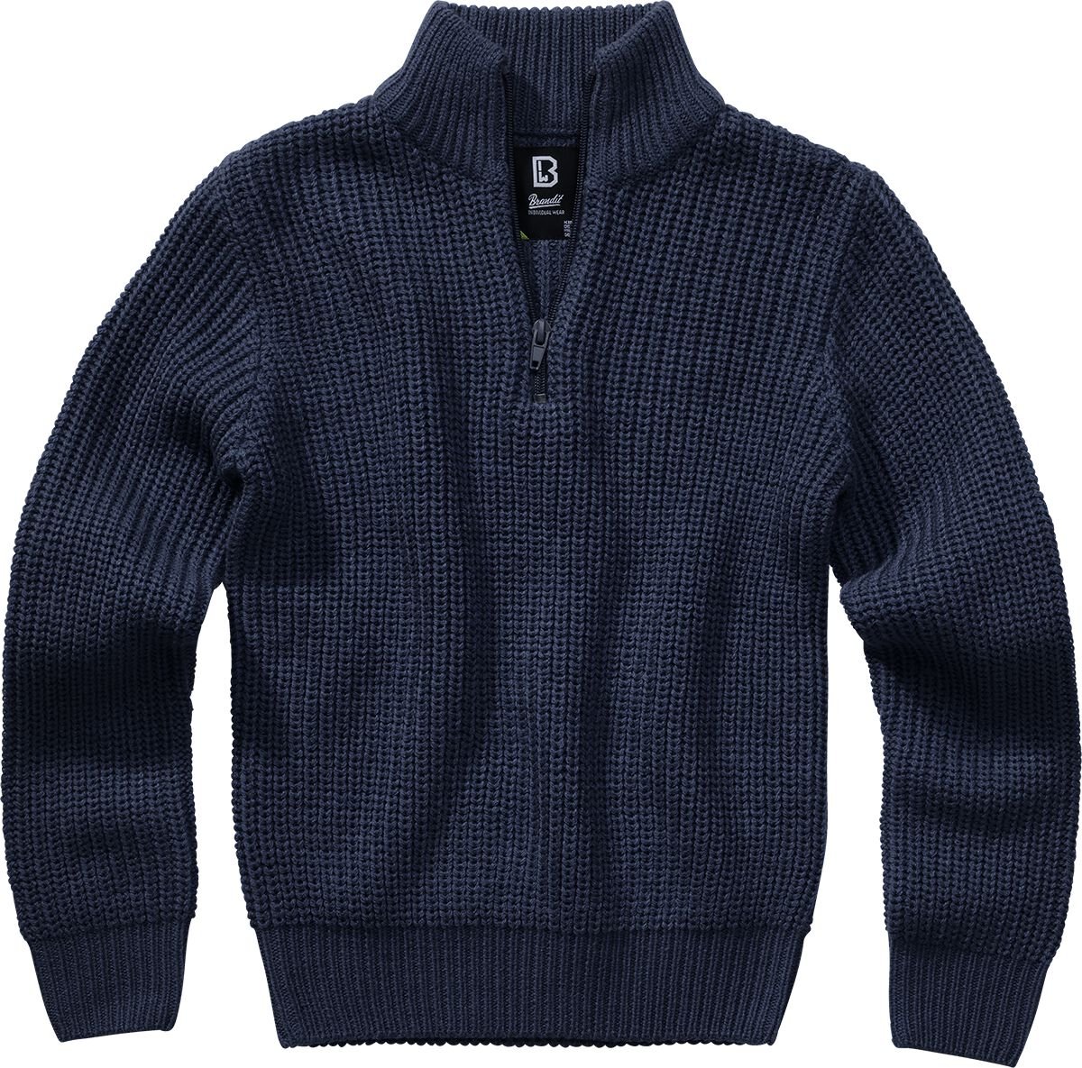 Sweat-Shirt  de Brandit - Pull Enfant Bleu Marine - 122/128 à 170/176 - pour garçons - marine - Brandit