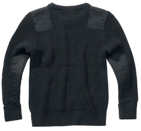 Sweat-Shirt  de Brandit - Pull Enfant BW - 122/128 à 170/176 - pour garçons - noir - Brandit - View 2