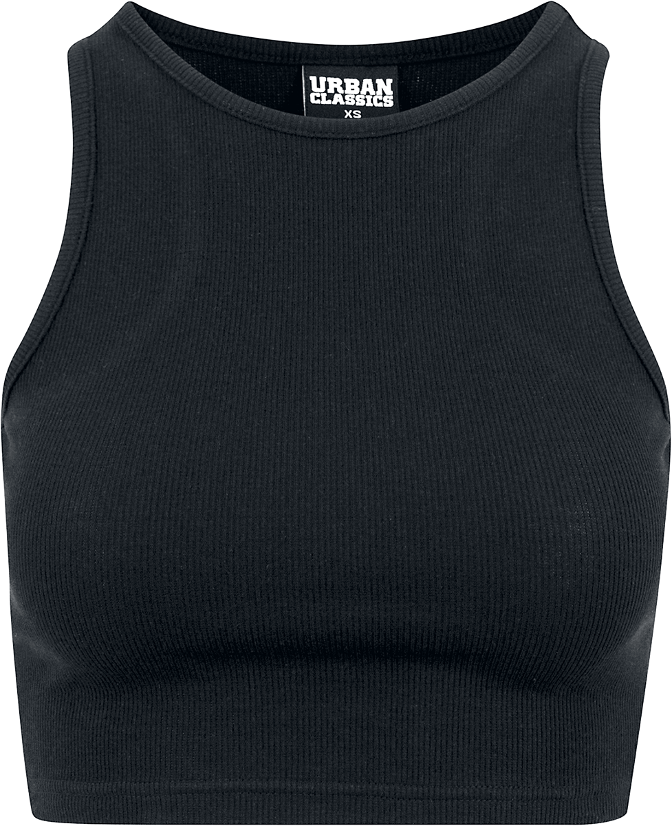 Top  de Urban Classics - Haut Court Côtelé Pre-Pack - Lot De 2 - XS à XL - pour Femme - noir - Urban Classics - View 2