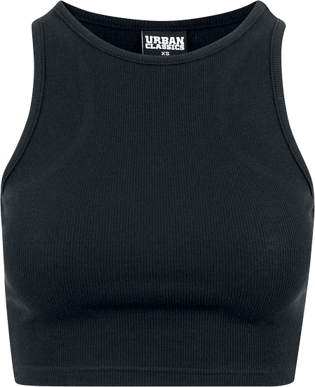 Top  de Urban Classics - Haut Court Côtelé Pre-Pack - Lot De 2 - XS à XL - pour Femme - noir - Urban Classics - View 2