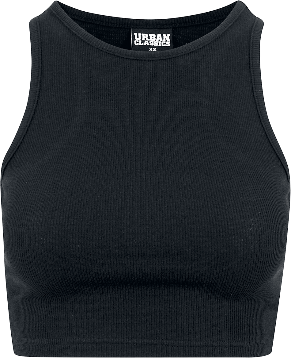Top  de Urban Classics - Haut Court Côtelé Pre-Pack - Lot De 2 - XS à XL - pour Femme - noir - Urban Classics - View 2