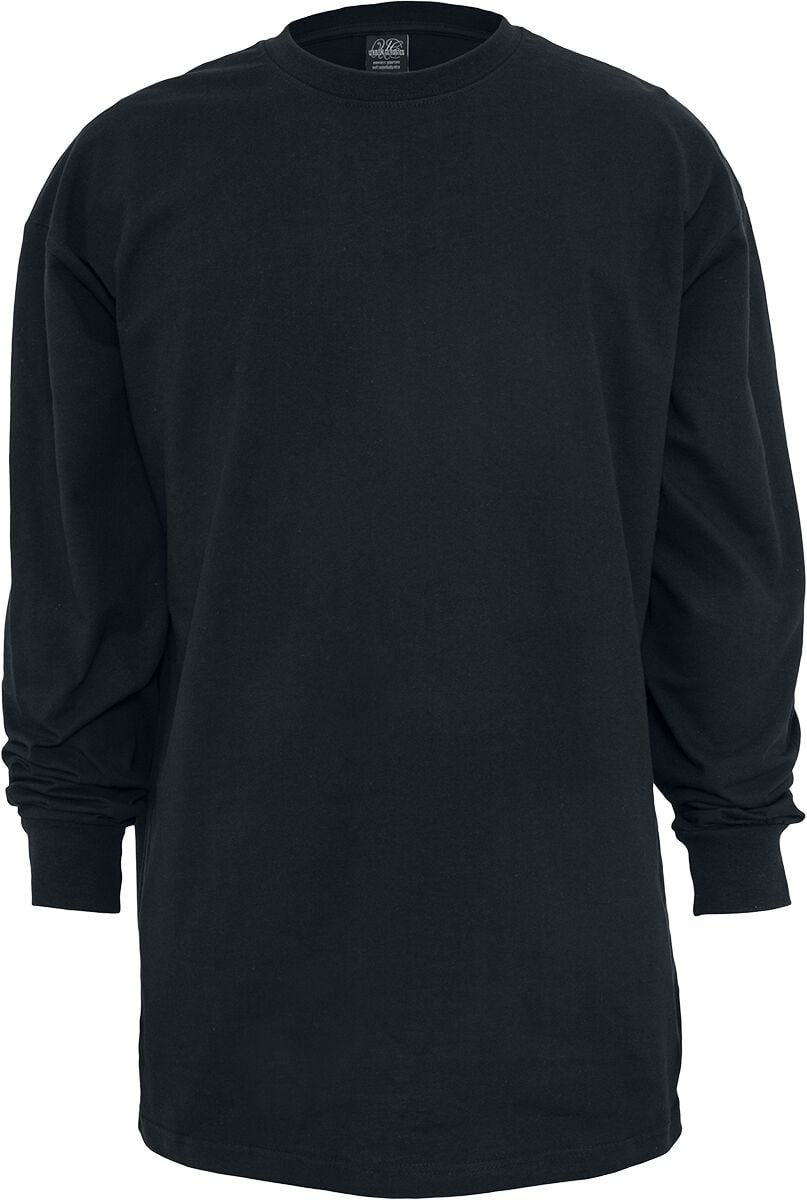 T-shirt manches longues  de Urban Classics - T-Shirt Tall L/S - M à 5XL - pour Homme - noir - Urban Classics