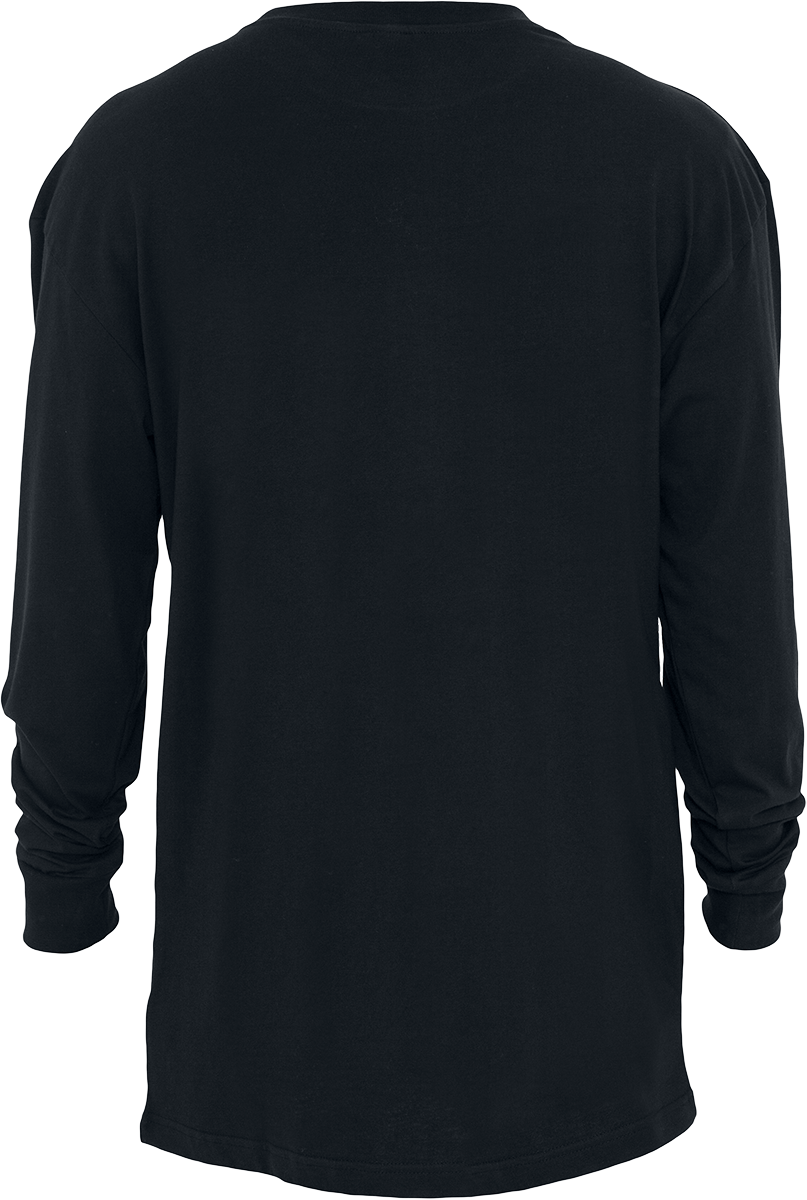 T-shirt manches longues  de Urban Classics - T-Shirt Tall L/S - M à 5XL - pour Homme - noir - Urban Classics - View 2