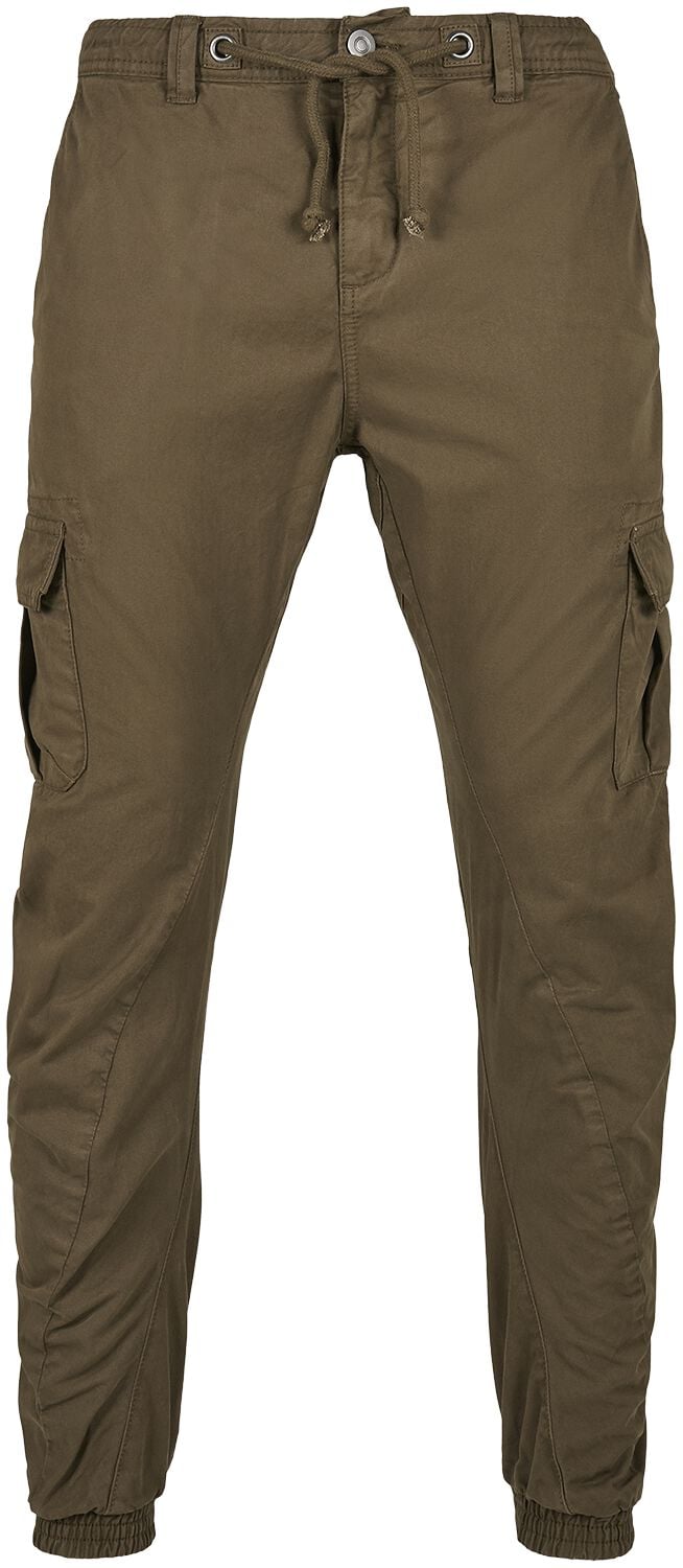 Pantalon Cargo  de Urban Classics - Treillis élastiqué - S à 5XL - pour Homme - olive - Urban Classics