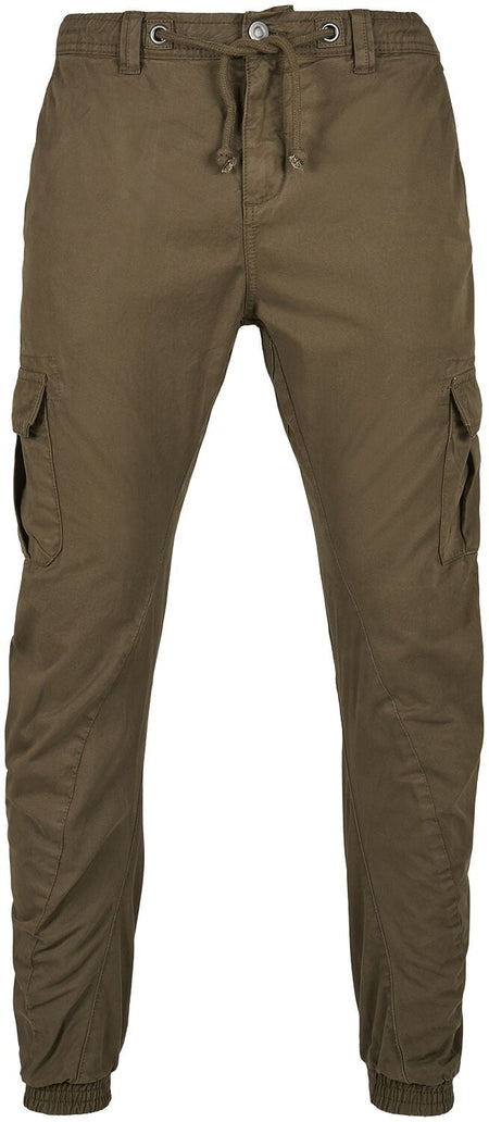 Pantalon Cargo  de Urban Classics - Treillis élastiqué - S à 5XL - pour Homme - olive - Urban Classics