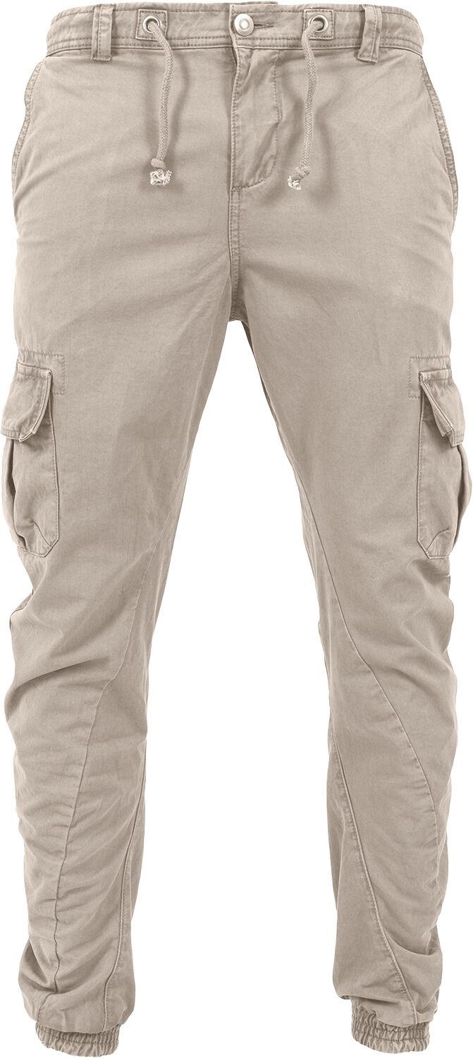 Pantalon Cargo  de Urban Classics - Treillis élastiqué - S à 5XL - pour Homme - sable - Urban Classics