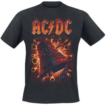 T-Shirt Manches courtes  de AC/DC - Hells Bells Explosion - S à 3XL - pour Homme - noir - AC/DC
