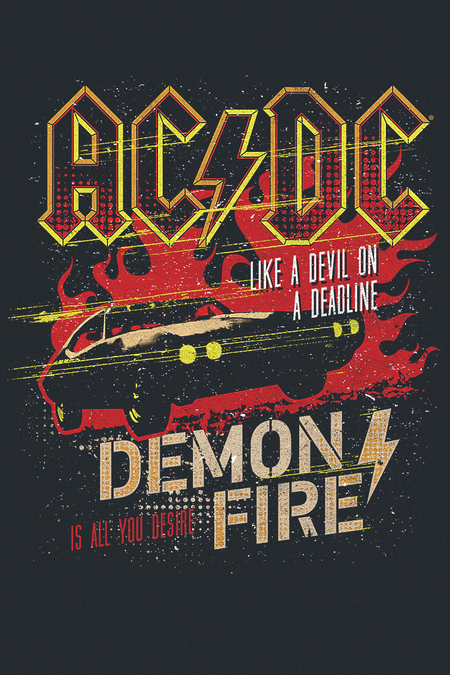 Débardeur  de AC/DC - Demon Fire - S à 3XL - pour Homme - noir - AC/DC - View 2
