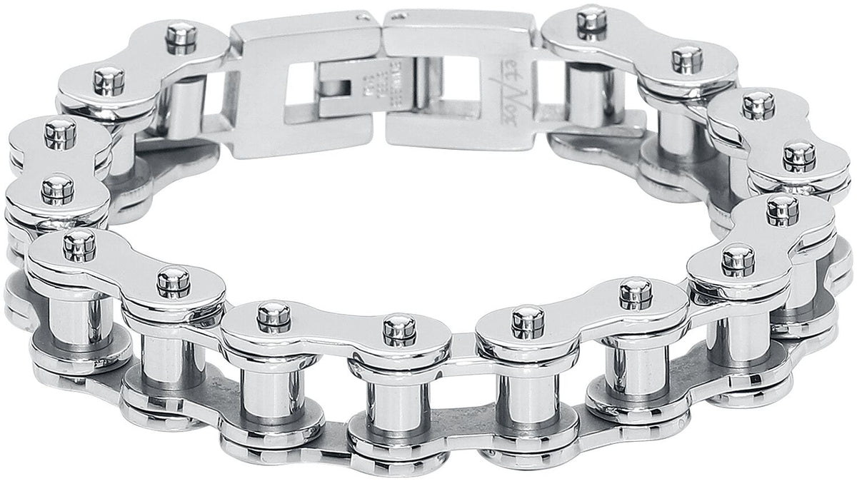 Bracelet  de etNox hard and heavy - Biker - pour Homme - couleur argent - etNox hard and heavy