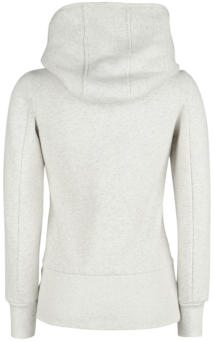 Sweat-shirt zippé à capuche  de Forplay - Sarah - S à XXL - pour Femme - gris chiné - Forplay - View 2