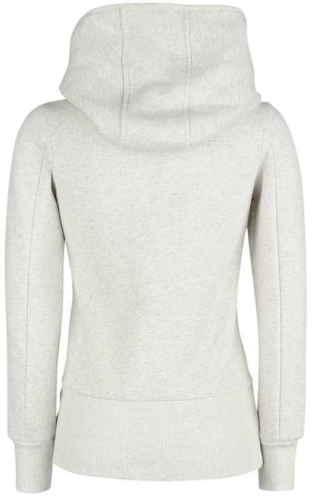 Sweat-shirt zippé à capuche  de Forplay - Sarah - S à XXL - pour Femme - gris chiné - Forplay - View 2