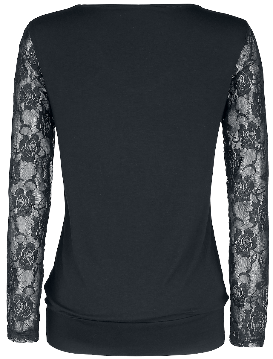 T-shirt manches longues  de Forplay - Debby - S à XXL - pour Femme - noir - Forplay - View 2