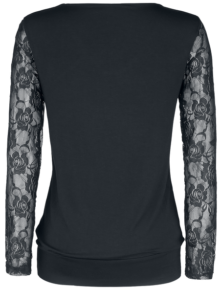 T-shirt manches longues  de Forplay - Debby - S à XXL - pour Femme - noir - Forplay - View 2