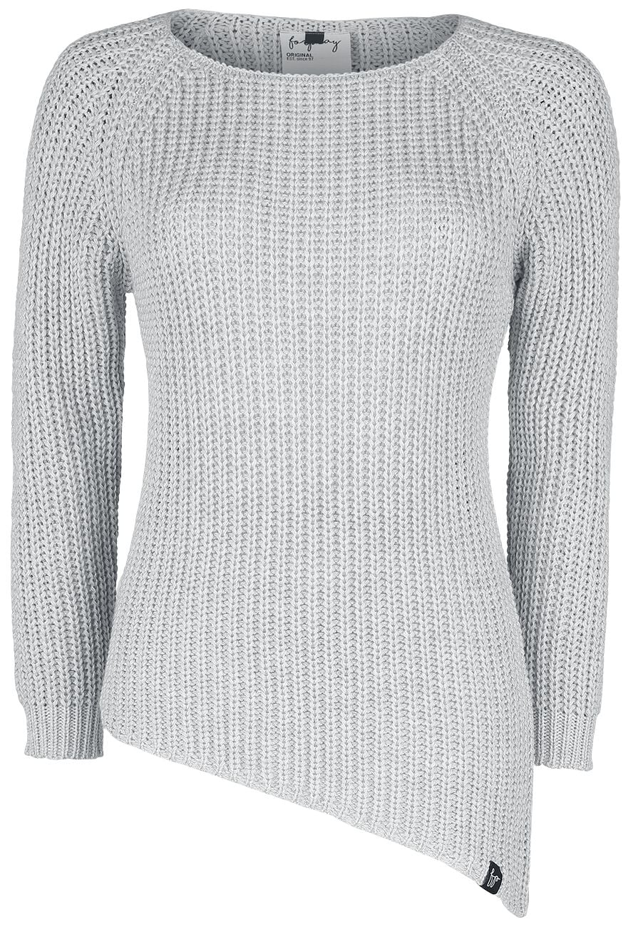 Sweat-shirt  de Forplay - Freda - S à XXL - pour Femme - gris chiné - Forplay