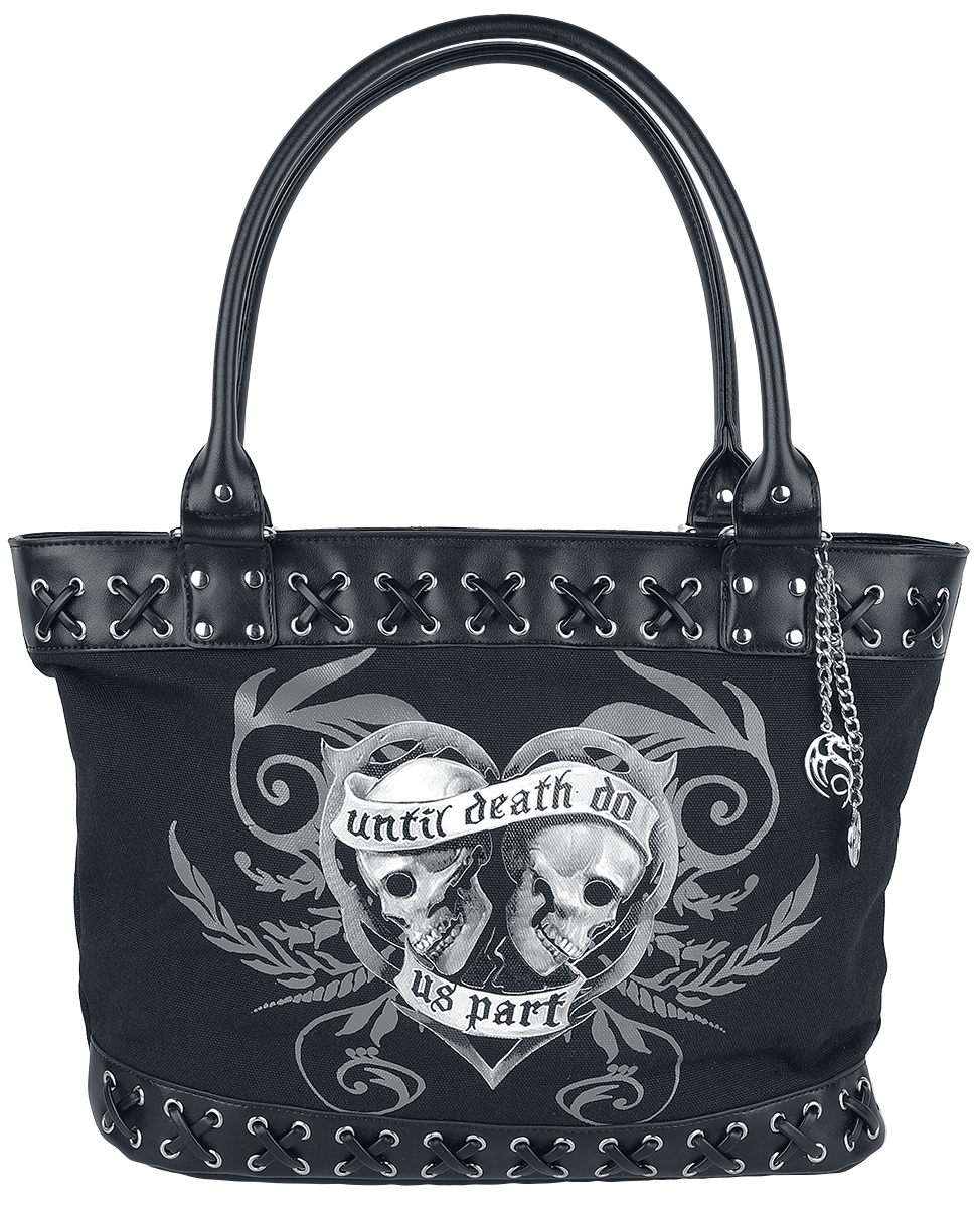 Sac à main Gothic de Gothicana by EMP - Gothicana X Anne Stokes - Until Death - pour Femme - noir - Gothicana by EMP - View 2