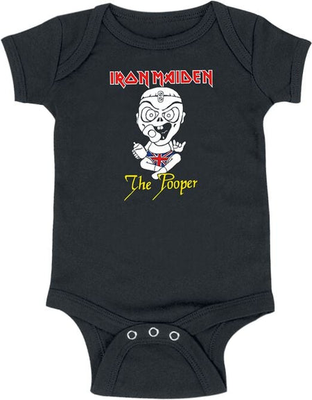 Body  de Iron Maiden - Kids - The Pooper - 56/62 à 86/92 - pour filles & garçonse - noir - Iron Maiden