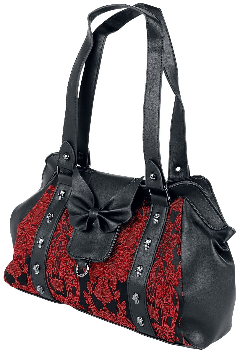 Sac à main Gothic de Banned Alternative - Maplesage - pour Femme - rouge/noir - Banned Alternative