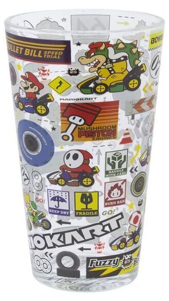 Verre Gaming de Super Mario - Mario Kart - pour Indifférent - multicolore - Super Mario