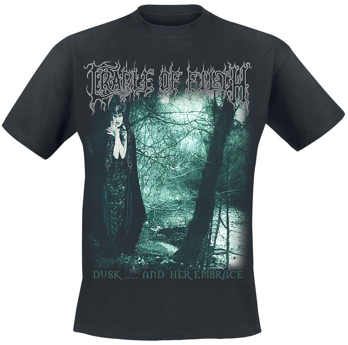 T-Shirt Manches courtes  de Cradle Of Filth - Dusk & Her Embrace - S à XXL - pour Homme - noir - Cradle Of Filth