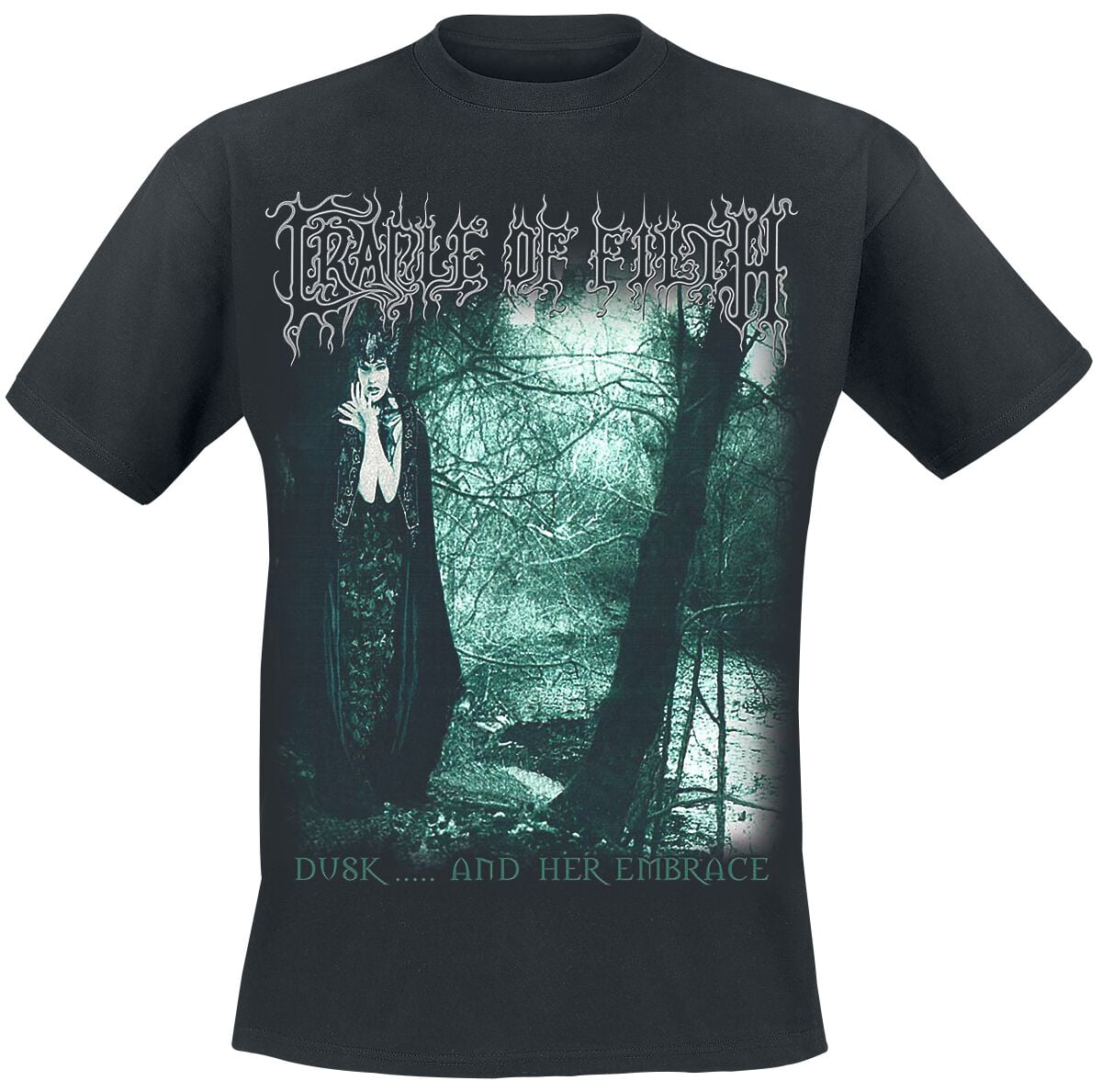 T-Shirt Manches courtes  de Cradle Of Filth - Dusk & Her Embrace - S à XXL - pour Homme - noir - Cradle Of Filth