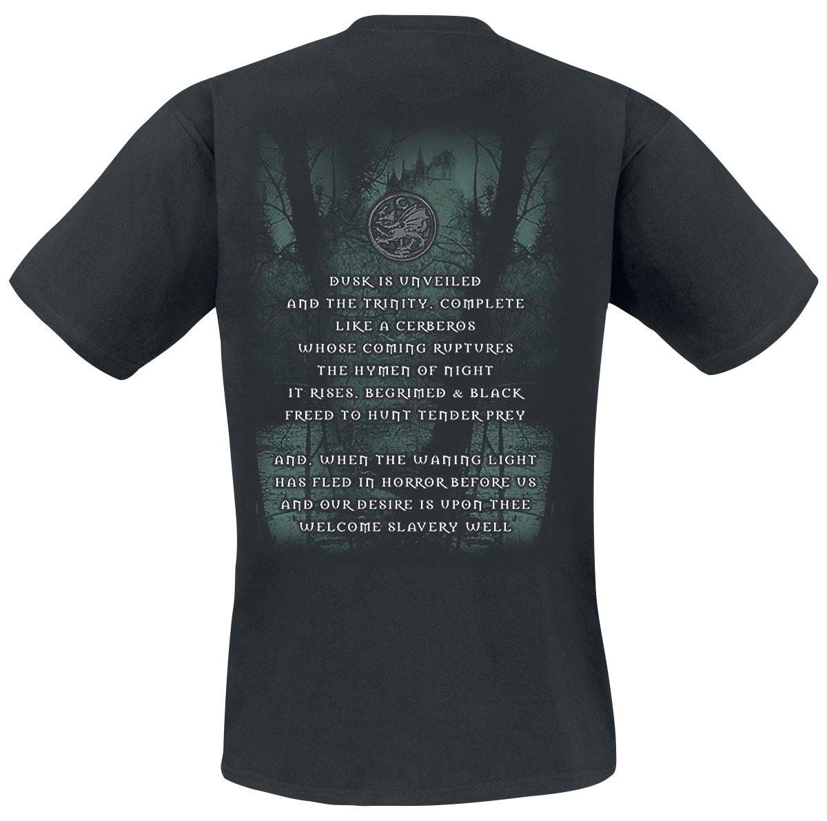 T-Shirt Manches courtes  de Cradle Of Filth - Dusk & Her Embrace - S à XXL - pour Homme - noir - Cradle Of Filth - View 2