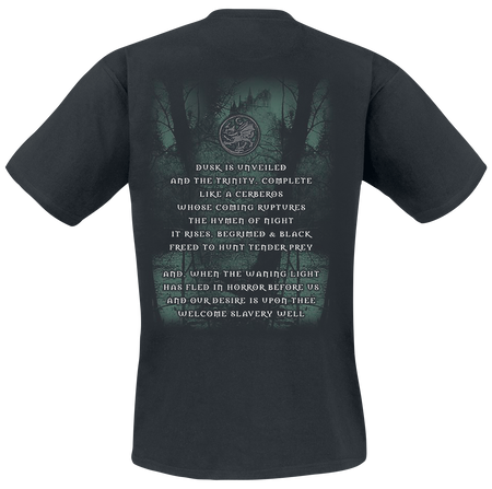 T-Shirt Manches courtes  de Cradle Of Filth - Dusk & Her Embrace - S à XXL - pour Homme - noir - Cradle Of Filth - View 2
