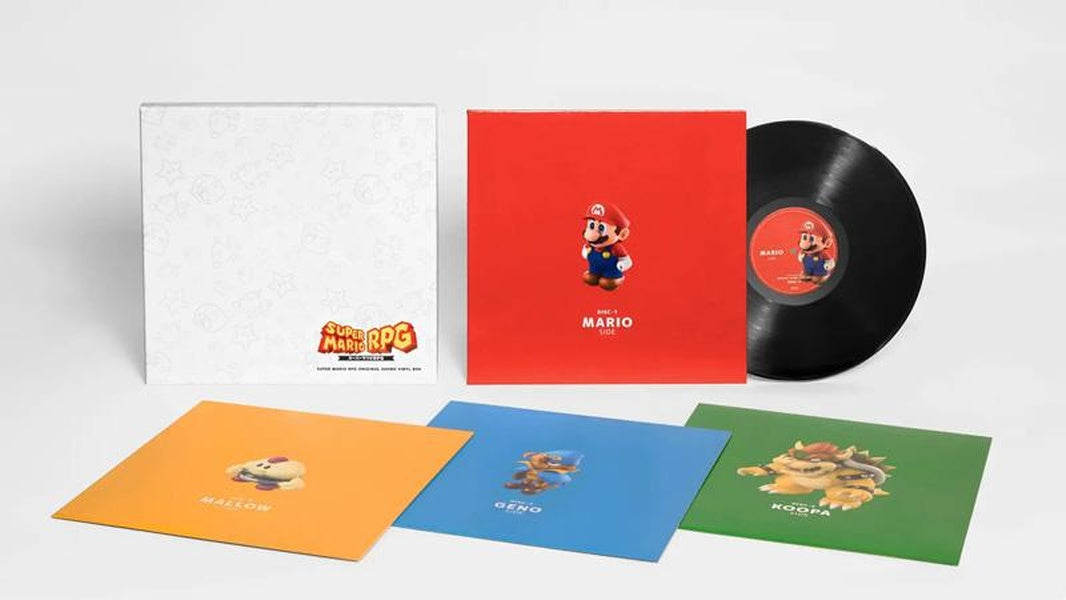 SUPER MARIO RPG ORIGINAL SOUND VINYL BOX - Front Cover