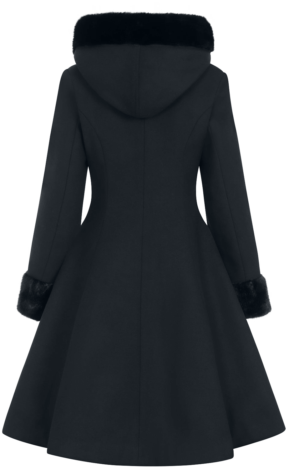 Manteaux Gothic de Hell Bunny - Manteau Amaya - XS à 4XL - pour Femme - noir - hell bunny - View 2