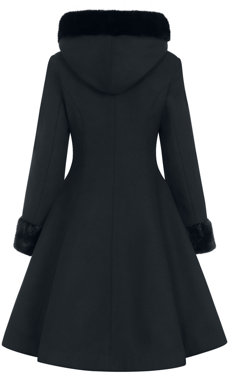 Manteaux Gothic de Hell Bunny - Manteau Amaya - XS à 4XL - pour Femme - noir - hell bunny - View 2