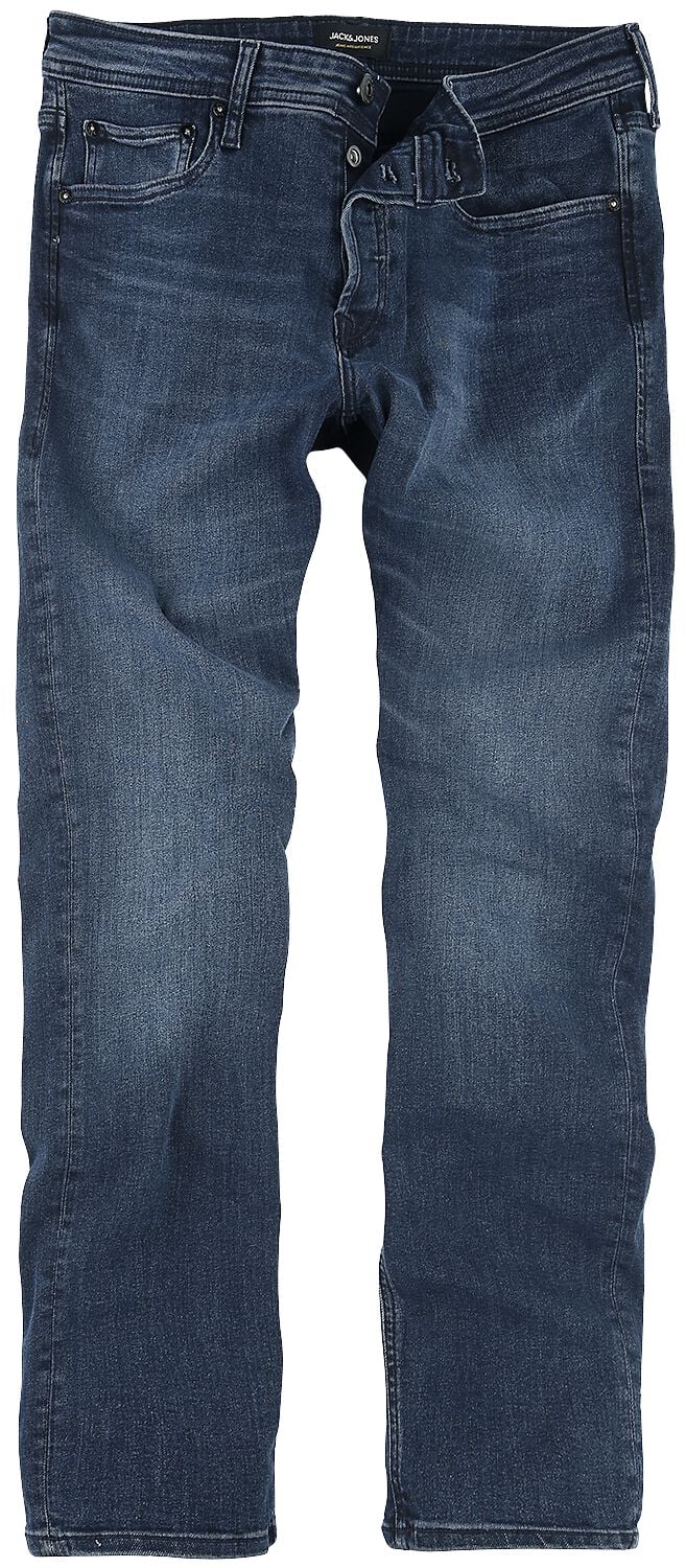 Jean  de Jack & Jones - JJIGLENN - W29L32 à W36L34 - pour Homme - bleu foncé - jack & jones