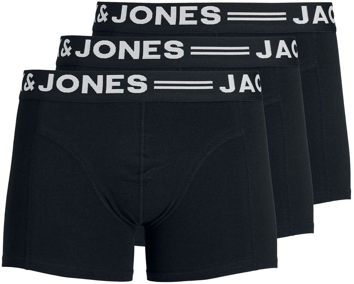 Boxer  de Jack & Jones - CALEÇON SENS - LOT DE 3 - S à XXL - pour Homme - noir - jack & jones