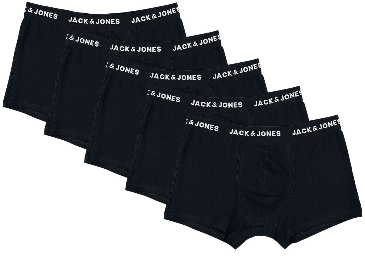 Boxer  de Jack & Jones - CALEÇONS JACHUEY - LOT DE 5 - S à XXL - pour Homme - noir - jack & jones