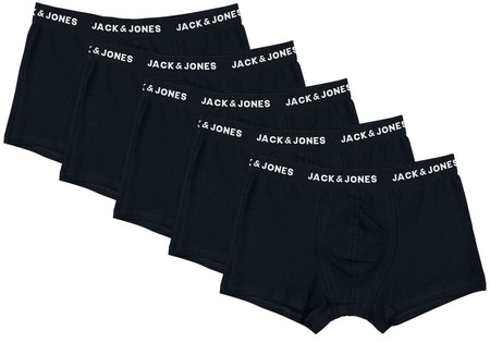 Boxer  de Jack & Jones - CALEÇONS JACHUEY - LOT DE 5 - S à XXL - pour Homme - noir - jack & jones