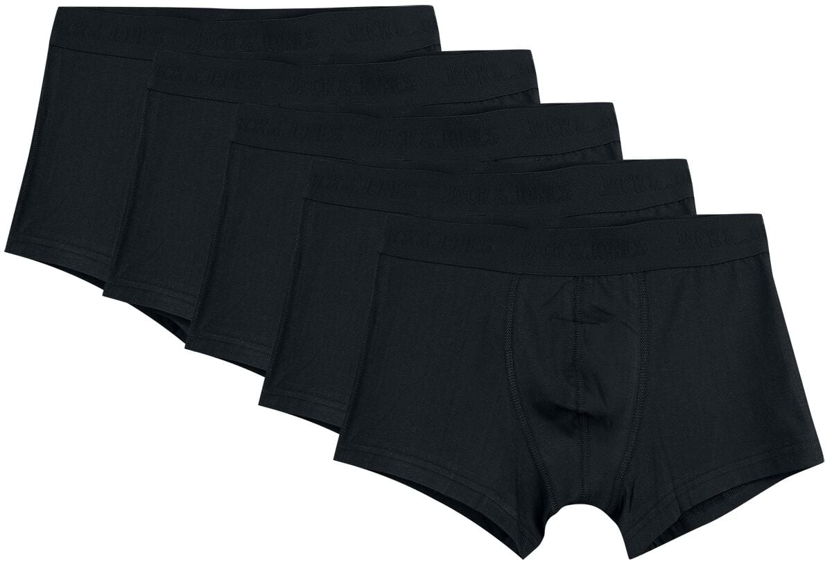 Boxer  de Jack & Jones - CALEÇONS JACTON IN TONE - LOT DE 5 - S à XXL - pour Homme - noir - jack & jones