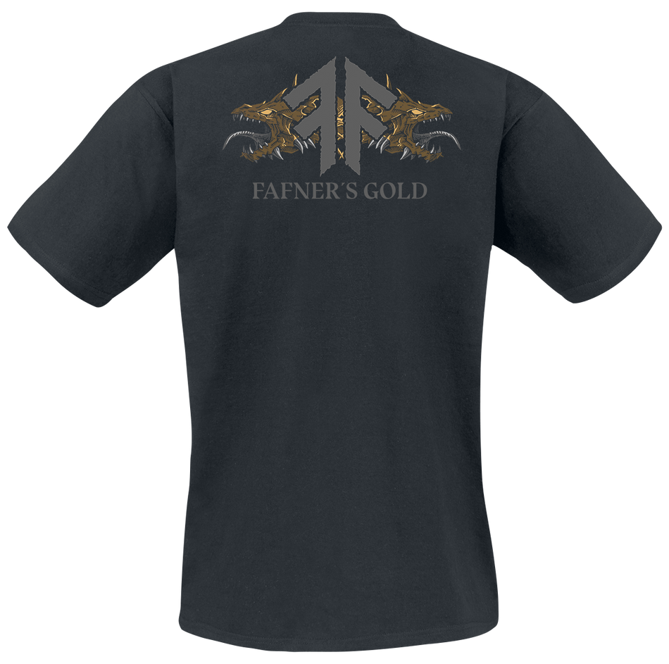 T-Shirt Manches courtes  de Amon Amarth - Fafner's Gold - M à 5XL - pour Homme - noir - Amon Amarth - View 2