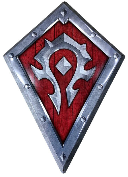 Plaque en métal Gaming de World Of Warcraft - Bouclier De La Horde - pour Unisexe - argent/rouge - World Of Warcraft