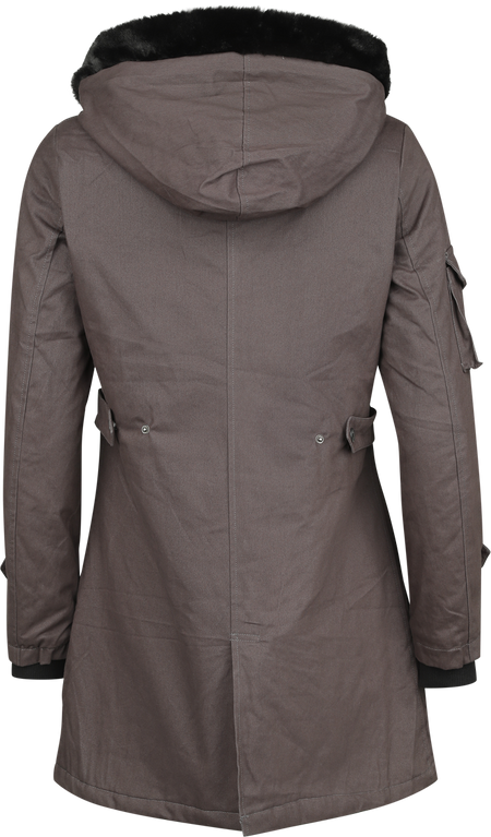Veste mi-saison Gothic de Gothicana by EMP - Bloodsucker - XS à 5XL - pour Femme - gris foncé - Gothicana by EMP - View 2