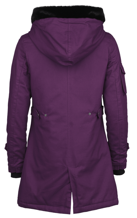 Veste mi-saison Gothic de Gothicana by EMP - Bloodsucker - S - pour Femme - violet - Gothicana by EMP - View 2