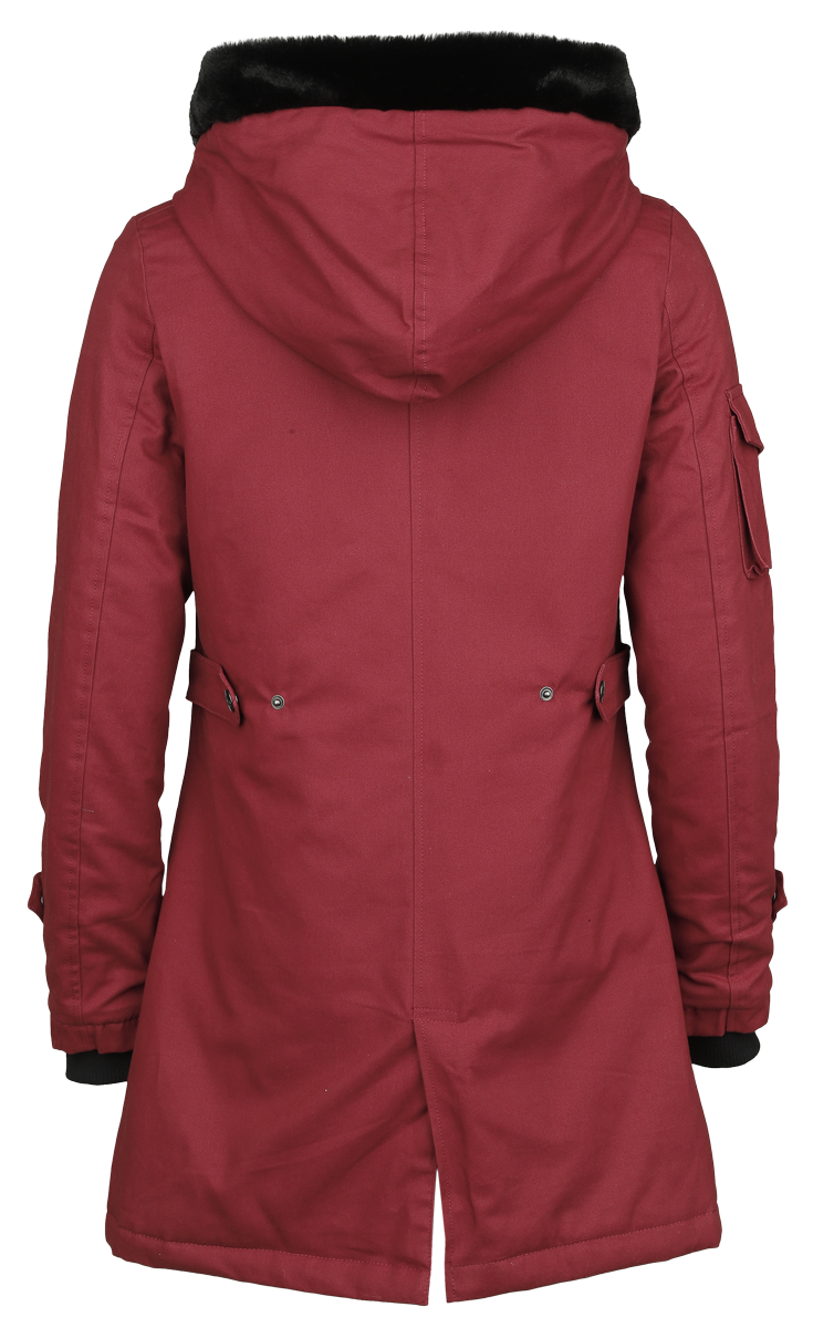 Veste mi-saison Gothic de Gothicana by EMP - Bloodsucker - XS à 3XL - pour Femme - rouge foncé - Gothicana by EMP - View 2