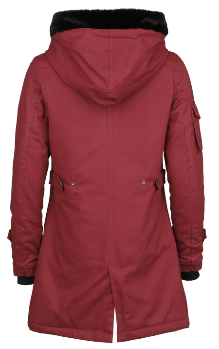 Veste mi-saison Gothic de Gothicana by EMP - Bloodsucker - XS à 3XL - pour Femme - rouge foncé - Gothicana by EMP - View 2