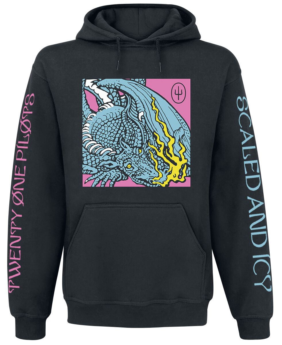 Sweat-shirt à capuche  de twenty one pilots - Scaled And Icy - S à XXL - pour Homme - noir - twenty one pilots