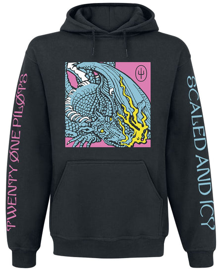 Sweat-shirt à capuche  de twenty one pilots - Scaled And Icy - S à XXL - pour Homme - noir - twenty one pilots
