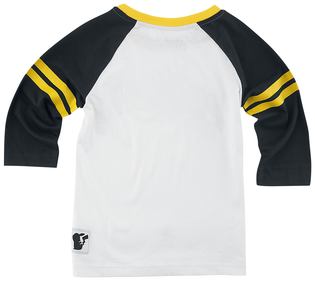 Manches longues Gaming de Pokémon - Enfants - Pikachu 025 - 98/104 à 158/164 - pour Enfants - noir/blanc - Pokémon - View 2