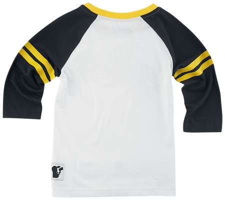 Manches longues Gaming de Pokémon - Enfants - Pikachu 025 - 98/104 à 158/164 - pour Enfants - noir/blanc - Pokémon - View 2