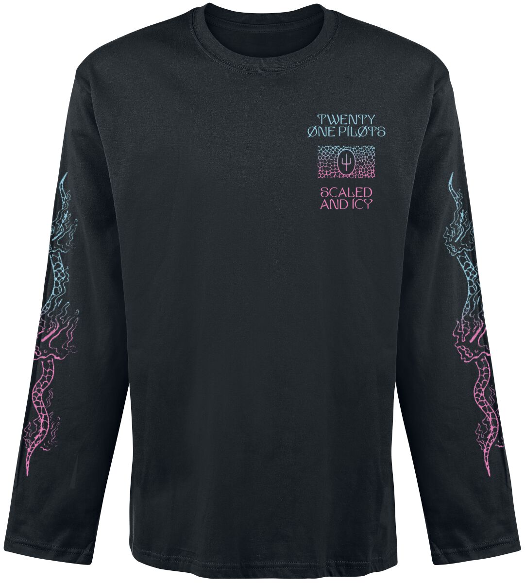 T-shirt manches longues  de twenty one pilots - Sai Scale - S à XXL - pour Homme - noir - twenty one pilots