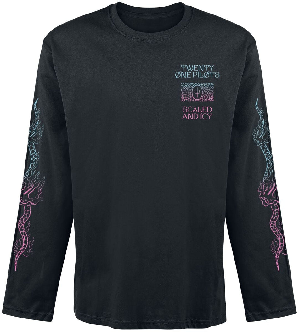 T-shirt manches longues  de twenty one pilots - Sai Scale - S à XXL - pour Homme - noir - twenty one pilots