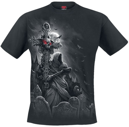 T-Shirt Manches courtes Gothic de Spiral - Grave Walker - S à XXL - pour Homme - noir - Spiral